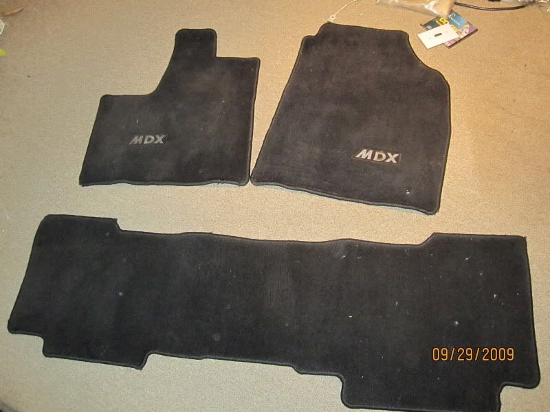 20012006 Acura mdx floor mats Acura MDX SUV Forums